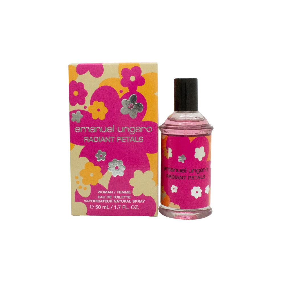 Emanuel Ungaro Radiant Petals Eau De Toilette 50Ml - Image 4