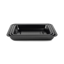 Russell Hobbs Everyday 3-Piece Roaster Set – Stackable Roasting Trays, Non-Stick ILAG Coating, Carbon Steel, Made in The UK, Dishw