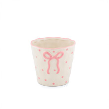 Sass & Belle Bow Planter - Decorative Indoor Ceramic Pot for Succulents and Small Plants – Pink Flower Pot with Bow Detail for Her