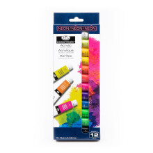 Royal & Langnickel 12PC NEON ACRY 12ML