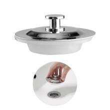 Tabanzhe Bath Plug UK -Sink Plug Replacement Universal Kitchen Bathroom Sink Plugs 40-42mm Hole Stainless Steel Drain Stopper for