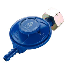 Cavagna Screw On Butane Regulator for Gas Bottles 28mbar - 8mm Outlet