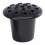 FSUK Pack of 5 - Grave Vase Cemetery Pot Inserts Black. 1