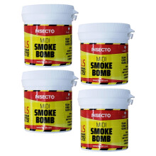 Insecto Smoke Bombs Fumer Smoke Bomb Fogger Pest Repeller Flea Killer Smoke Bombs Moth Fumigator Insect Bomb for Flies Bedbugs Mot