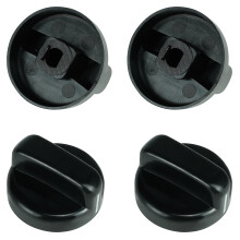 KFAREJGOAE 4 Pieces D-Shape Heater Knob Universal Patio Heater Replacement Parts Fire Pits Grills Easy to Install for Most Patio H
