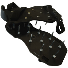 Lawn Aerator Shoes Grass Aerating Sandals with buckle Straps, Heavy Duty Plastic Footwear Lawn Spikers for home Garden and Yards.