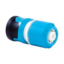 Flopro Supergrip Hose Tap Connector, Blue, 1/2 inch