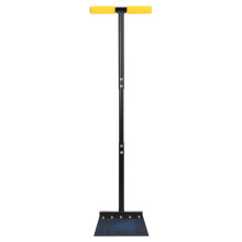 Taylor & Brown Multifunctional Garden Flat Head Shovel with Handle, Steel Gardening Weed Remover Tool, Outdoor Cleaning Shovel for