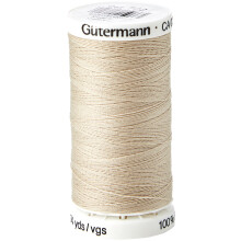 Gutermann Sew All Polyester Thread, Beige Bone (0722), 250 m, 5.5 x 2.7 x 2.7 cm