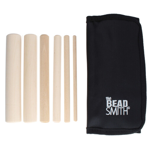 Beadsmith Wooden Mandrel Set For Wire Forming 6Pcs-