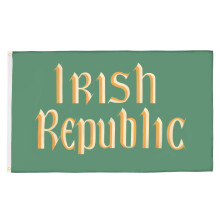 AZ FLAG - Easter Rising Irish Republic Flag - 3x5 Ft - 100D Polyester Republic Of Ireland Banner with Two Metal Grommets - Fade Re