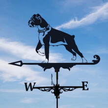 OQHAIR wind vane Weather vanes for Roofs- Boxer Dog Weather Vane,Outdoor Wind Direction Indicators,Roof,Garden,Mountain,Courtyard