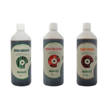 BioBizz - Bio Grow - Bio Bloom - Top Max - 500ml of each