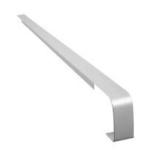 Rolabond Kitchen Worktop Straight Running Joint Matt Silver 40mm x 630mm