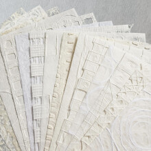 Kozo Studio - Texture Treasure Mulberry Paper Pack #1 | Premium Decorative Paper for Scrapbooking, Card Making, Collage, Mixed Med