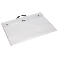 Westfolio art Portfolio Folder Crystal A1, 100 Sheet Capacity, Carry Case for Travel, School, Art Class, University, College, Home