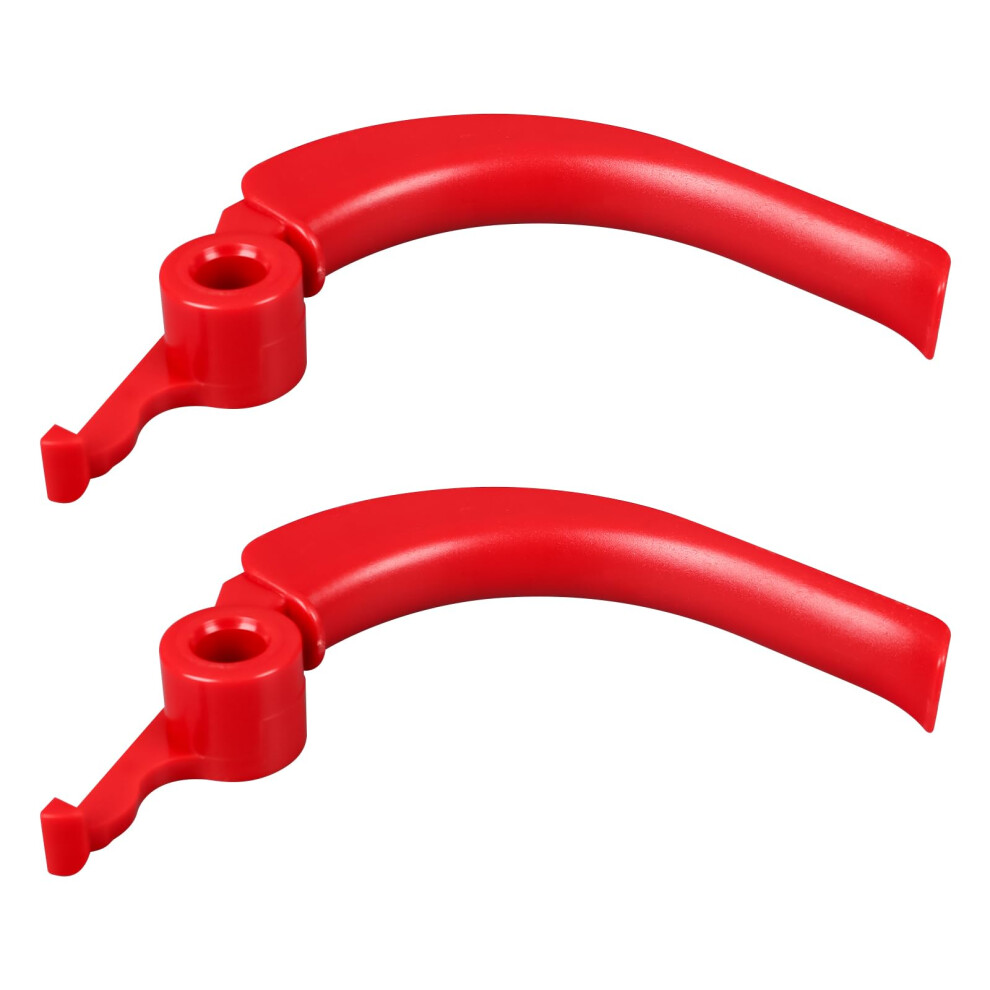 2Pcs Red Positioning Lever Handle For Bosch Rotak 320 340 32 34 36 37 Lawnmower 63821703