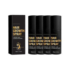 (4PCS) 1-5x Hair Growth Spray with Biotin & Caffeine - Fast-Acting Hair Regrowth Treatment for Thinning Hair in Men & Women