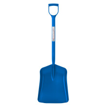 Gorilla Shovel Blue Small Multi-Purpose Durable Plastic Lightweight Spade for Garden Home Stable or Builder Small Snow Shovel