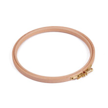 Elbesee Wooden Embroidery Hoop, 15cm, Brown