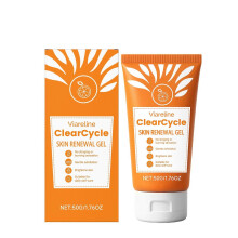 Limited time!!Viareline Orange C Refreshing Cleansing Gel Mild Cleansing Lightweight for Daily Skin Care