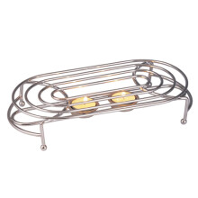 Chrome Food Warmer, Silver