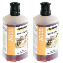 Karcher 3in1 Wood Decking Pressure Washer Detergent Cleaner for K2 K4 K5 K7 models (2 x 1L Bottle)