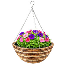 Kingfisher HB12RR 12-Inch/30 cm Rope Hanging Basket - Beige