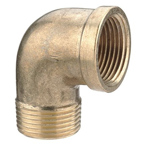 3/4" Brass Male to Female Threaded Elbow
