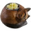 Something Different Curled Cat Wooden Tealight Holder, Multi-Colour 1