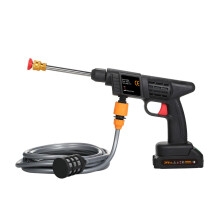VISLONE Cordless Power Washer High Power Washer Machine 60Bar and Charger 24V 1500mAh Portable Pressure Washer with Foam Generator