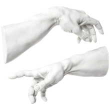 Design Toscano The Creation Wall Sculptures, Off White, 7.5x42x16.5 cm