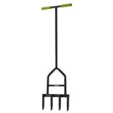 Draper 09973 4-Prong Lawn Aerator,Green and Black