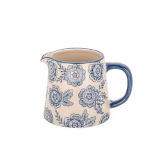 Sass & Belle Blue Willow Milk Jug - Decorative Tableware Accessory for Coffee Serving Small Milk Jug Styling Traditional Pattern D