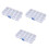 3 Pack 15 Cell Clear Plastic Storage Organiser Compartment Craft Bead Box Case Nail Art Gem Bits Small Screws Seperator Split Shot 1