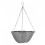 Slate Faux Rattan Hanging Basket 14" 1