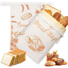 Beeswax Bread Bags for Sourdough(2 Pack), Wax bread bags for homemade bread, Beeswax Bread Bag, Keep Freshness, Beeswax bags for bread