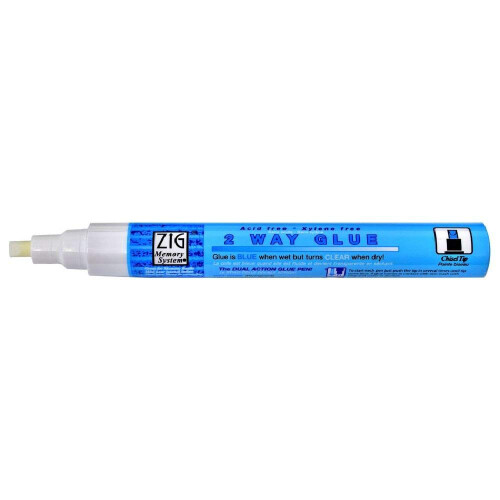 Kure take Zig 2 Way Glue Pen, 1 Piece, Chisel Tip MSB 15P