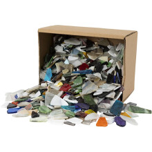 Creativ Mosaic Tiles 1kg - Assorted Glass & Mirror Pieces for Crafts, Gem Art & DIY | Mosaic Kits for Adults & Kids, Diamond Art,