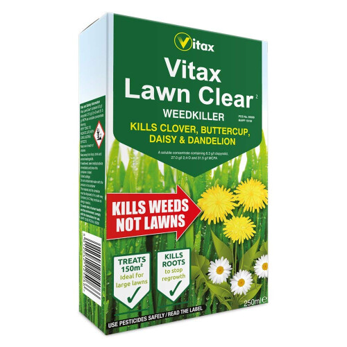 Vitax 2X250ml Lawn Clear Lawn Weedkiller
