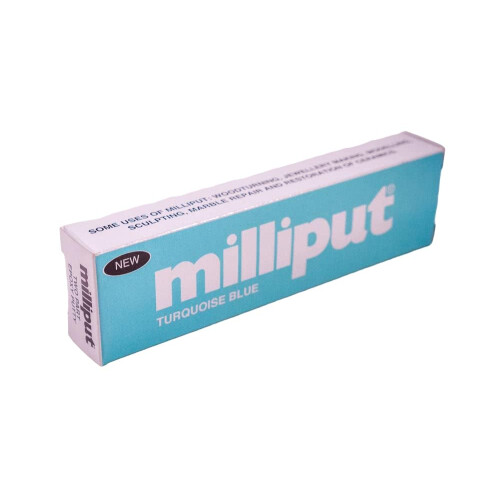 MILLIPUT Epoxy Putty - Turquoise Blue - 4oz (113.4g) Pack
