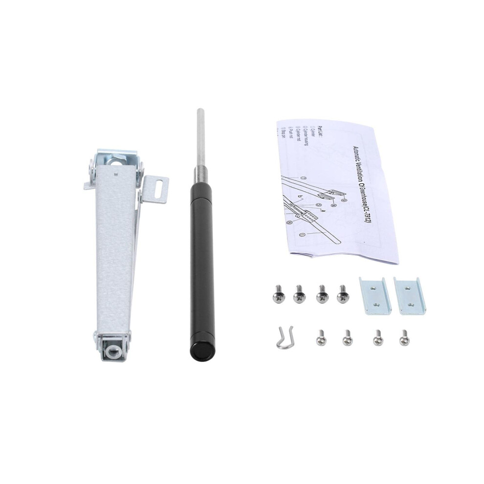 Nimoa Greenhouse Window Opener, Automatic Solar Window Opener Solar Heat Sensitive Greenhouses Vent Opener Greenhouse Window Kit 30252561