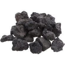 ibasenice Black Volcanic Rock Natural Fish Tank Stones Aquarium Decoration Multi Use Porous Landscape Pebbles for Garden Pot Diffu