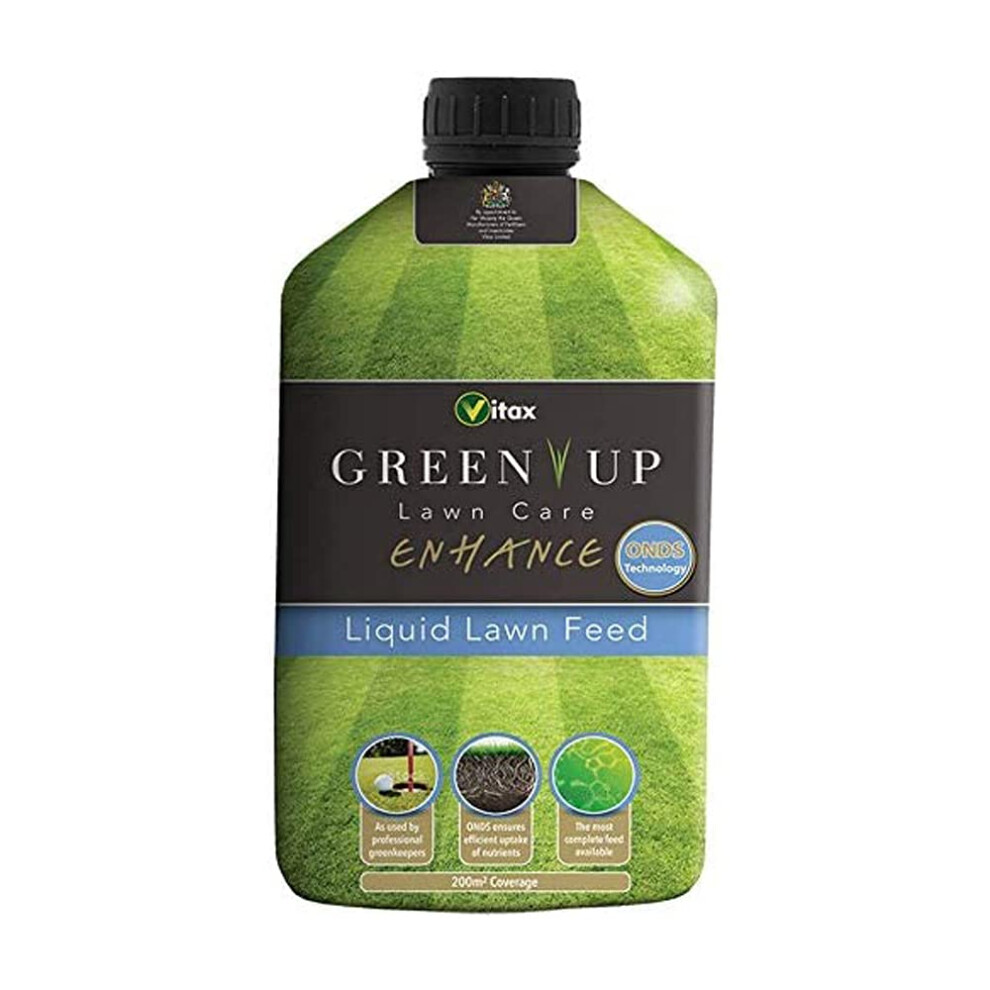 Vitax ( X2 ) 5Gel3 Up Lawn Care Enhance Liquid Lawn Feed 200Sqm Green