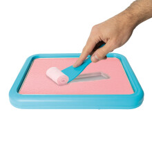 Treat Factory Mini Rolled Ice Cream Maker Frozen Yogurt Roller Freezable Tray