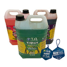 GHE Terra Aquatica Tripart 3 x 5 Litres Complete Plant Feed Solution Harwater