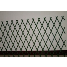 2 x Green Expanding Plastic Garden Trellis 150 x 40cm 1.5m New PVC Trellis