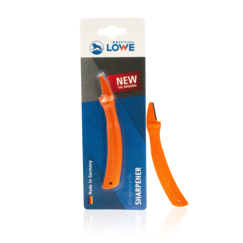 Original LÖWE Blade Sharpener - 0022 | Sharpener for Secateurs Industrial Scissors with Polyamide Handle for Sharpening The Blade