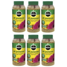 Miracle-Gro 12 x Slow Continuous Release All Purpose Plant Food, 1Kg Shaker Jar