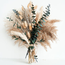 Pampas Grass decoration - Daily Dining Room Table & Living Room Decor with Artificial & Summer Boho Dried Flowers